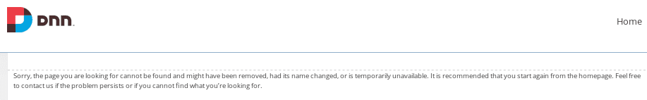 default dotnetnuke 404 error status
